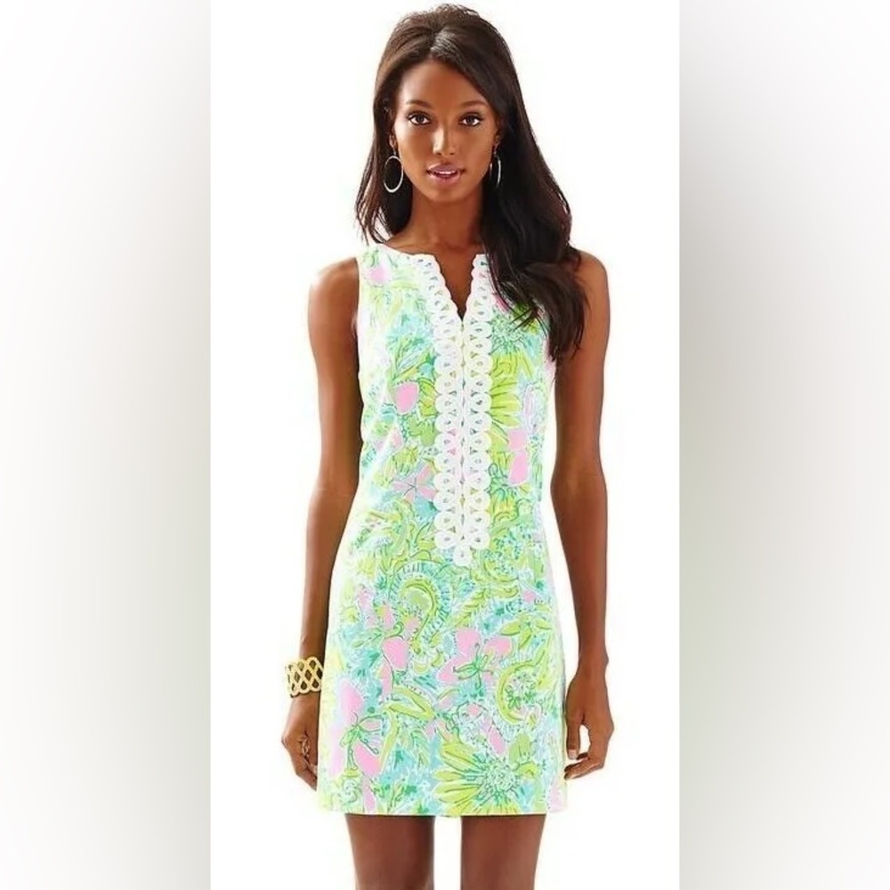 Lilly Pulitzer Coconut Jungle Print Cathy Dress